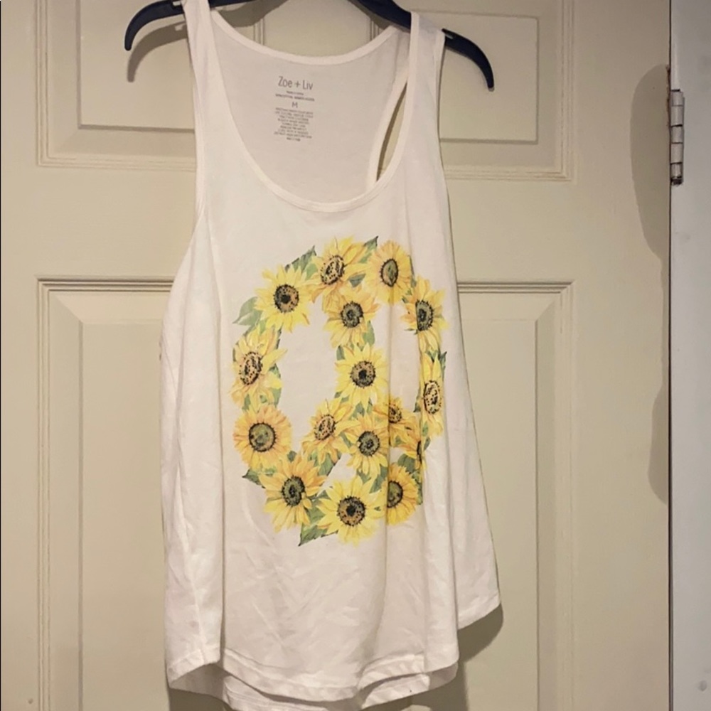 Sunflower tank top